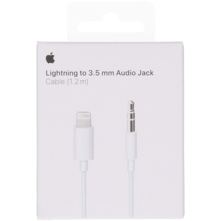 Câble Lightning / Jack 3,5 mm - 1,2M MXK22ZM/A - Retail Box (Apple) — Apple · Smarty Paris 18e